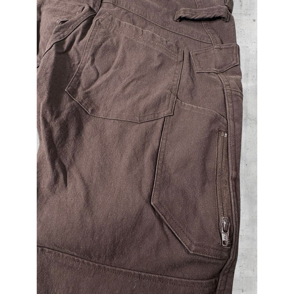 1620 Workwear Double Knee Pants Mens 34x30 Brown Utility USA Made Durable - Picture 7 of 12